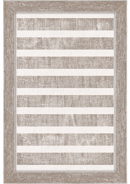 Dijital Salon Halısı Trend Keçe Kaymaz Taban Modern Alexia Bej fiyatları