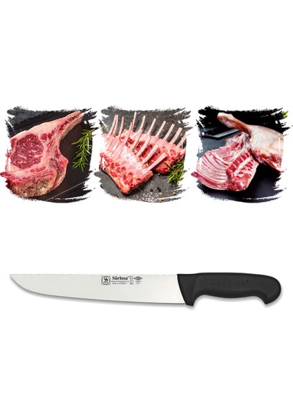61155 Kasap Bıçağı (7 No Doğrama ve Kesim Bıçağı) Siyah Renk modelleri