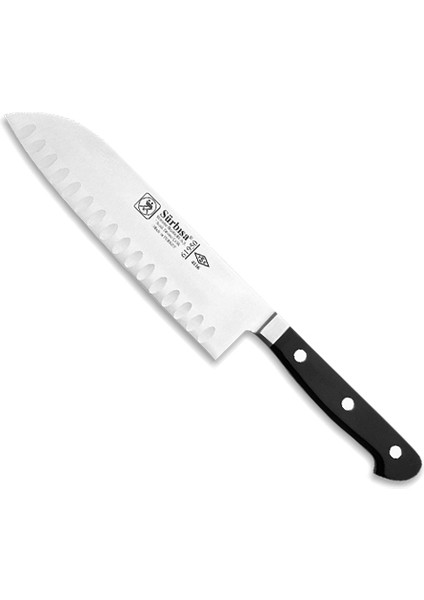 61950 Sıcak Dövme Santoku Aşçı Bıçağı