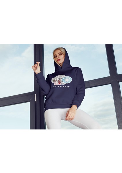 Key & Lynch  Roadtrip Baskılı Kapüşonlu Sweatshirt