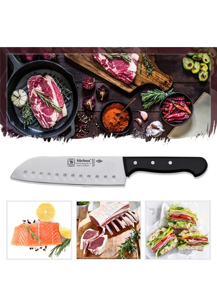 61095 Şef Aşçı Bıçağı (Oluklu) modelleri