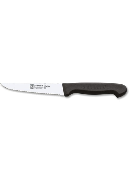 61005-LZ Biftek Bıçağı (Steak) Sebze Bıçağı Tırtıklı Siyah Renk