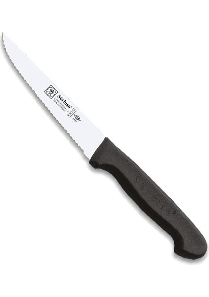 61005-LZ Biftek Bıçağı (Steak) Sebze Bıçağı Tırtıklı Siyah Renk fiyatları