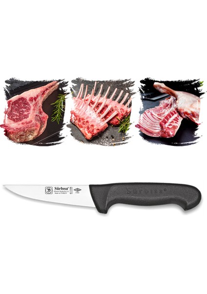 61108 Kasap Bıçağı (0 No Kemik Sıyırma Bıçağı) Siyah Renk modelleri