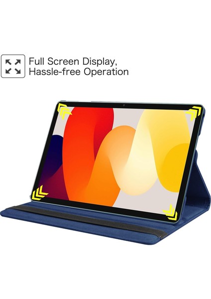Xiaomi Redmi Pad Se 11 Inç Tablet Kılıf 360 Dönebilen Stand Tam Koruma Pu Deri Akıllı Kapaklı Kılıf+ Dokunmatik Kalem indirimleri
