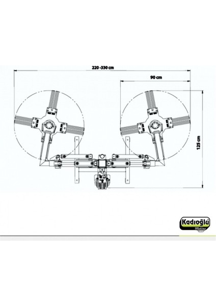 Traktör Önü Dal Süpürge Makinesi 2 Yönlü fiyatları