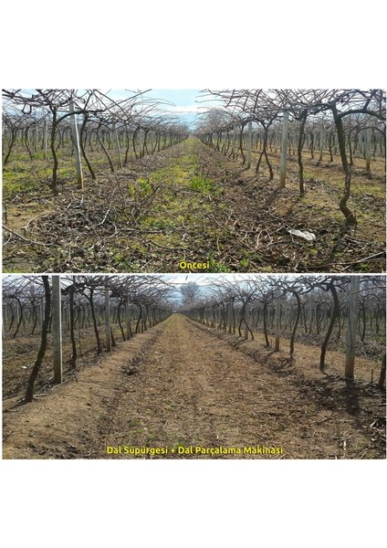 Traktör Önü Dal Süpürge Makinesi 2 Yönlü modelleri