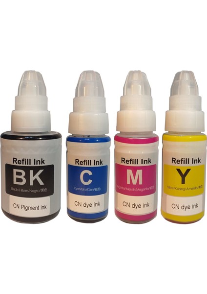 Canon E404 E414 Yazıcı Uyumlu Kartuş Dolum Seti-1.kalite Mürekkep modelleri