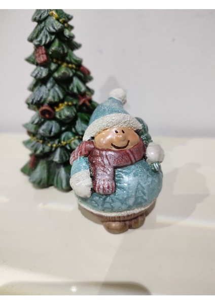 Noel Yılbaşı Dekoru Kardan Adam Biblo