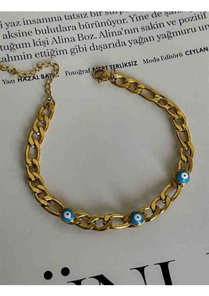 Paslanmaz Çelik Figaro Trend Bileklik