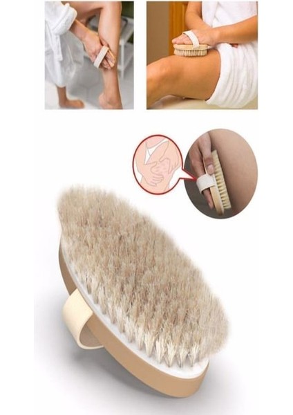 Doğal At Kılı Fırçası Masaj Peeling Fırçası fırsatları