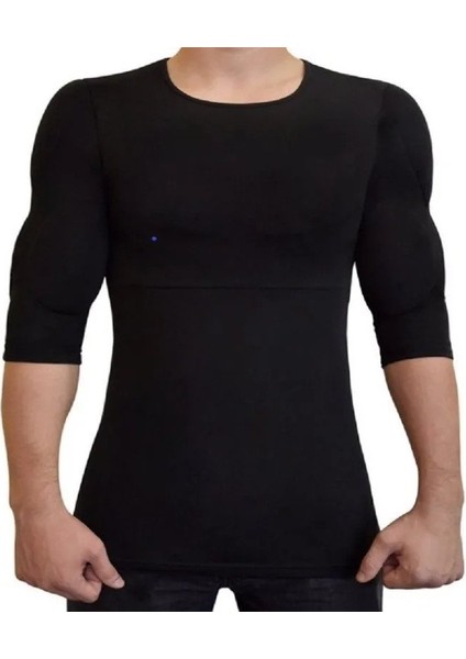 Kaslı,kalıplı,fit Gösteren T-Shirt Atlet