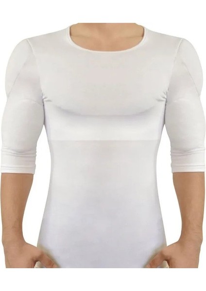 Kaslı,kalıplı,fit Gösteren T-Shirt Atlet
