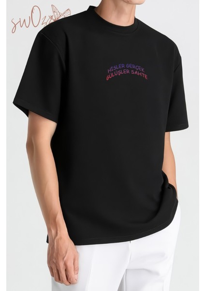 Uzi El Chavo Ön ve Sırt Baskılı Siyah Tshirt fiyatları