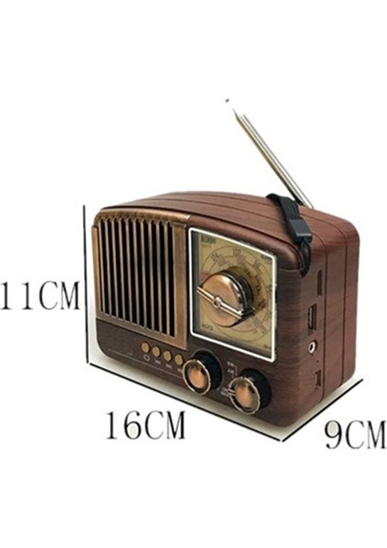 RT-360 Nostajık Görünümlü Müzik Çalar