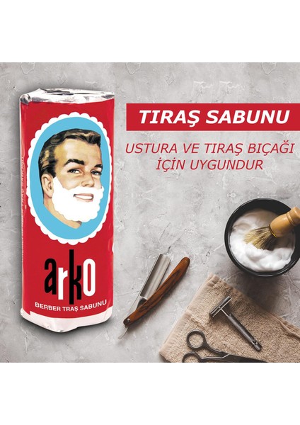 Arko Men Tıraş Sabunu 75 gr x 3 Adet