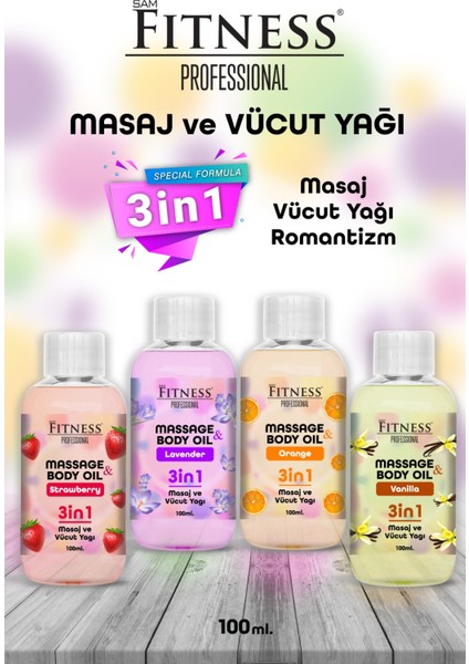 Masaj ve Vücut Yağı Aromaterapi Rahatlatıcı Çiftlere Özel 4'lü Set