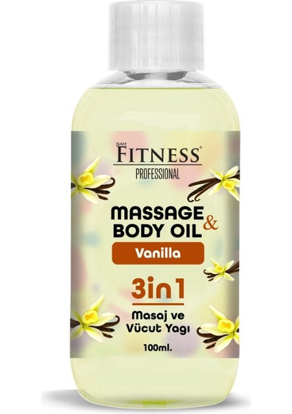 Masaj ve Vücut Yağı Aromaterapi Rahatlatıcı Çiftlere Özel Vanilya Özlü 100 ml