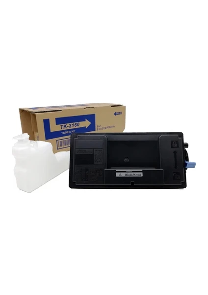 Photo Print Kyocera Ecosys M3145DN TK-3160 Chipli Siyah Ithal Muadil Toner 12.500 Sayfa