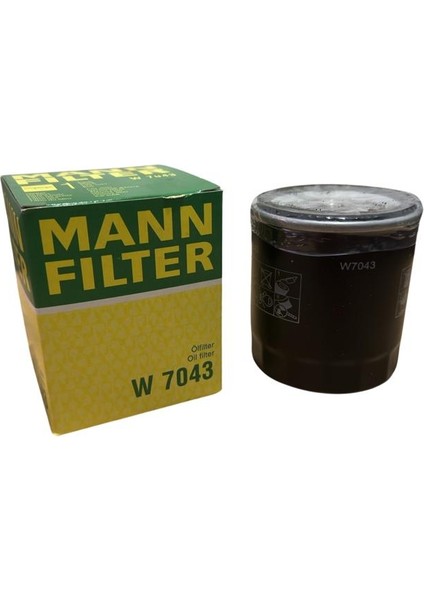 Mann Filter W7043 Cmax-Focus Iıı-Kuga-Mondeo Yağ Filtresi
