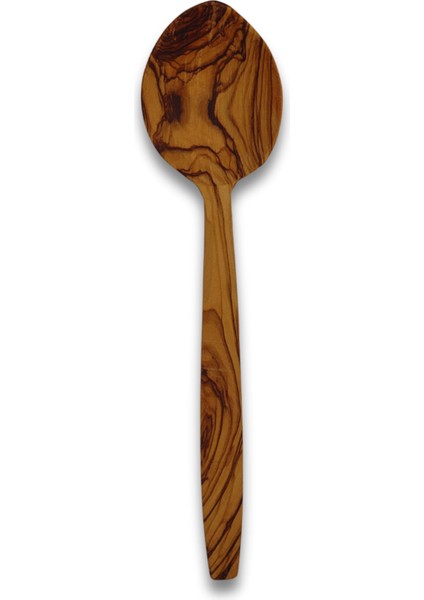 Tahta Yemek Kaşığı Mini Boy Yemek Servis Kaşığı 21 cm Doğal Zeytin Ağacı Ahşap Yemek Kaşığı El Işçiliği Kaşık modelleri