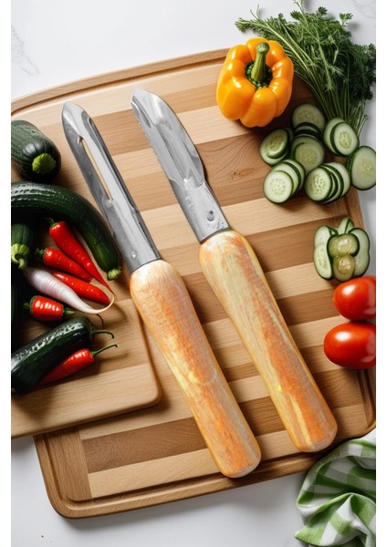 Soyacak Oyacak Ahşap Saplı 2 Li Set Scopelliti