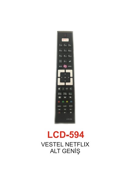 Vestel Netflix Tv Kumandası - LCD 594 modelleri