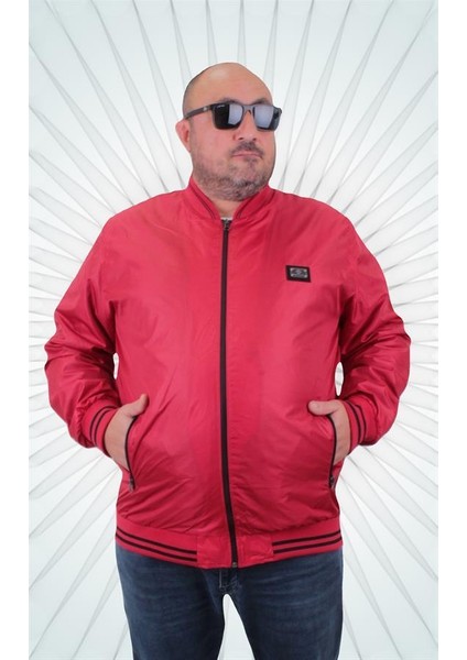 23823 Kırmızı Pilot Mont Erkekler İçin %100 Polyester Yapı ile Rahat Kullanım