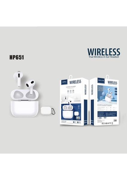HP651 Tws Pro Kablosuz Kulak Içi Bluetooth Kulaklık