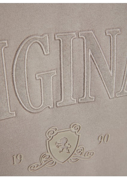 Kapüşon Yaka Krem Erkek Sweatshırt 12248784_JORSHADOW Sweat Hood Blk modelleri