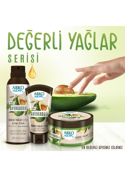 Arko Sprey Krem Değerli Yağlar Avokado 150ML (2 Adet) fırsatları