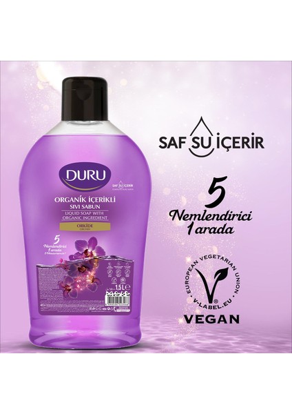 Sıvı Sabun Orkide 1,5 lt x 2 Adet fırsatları