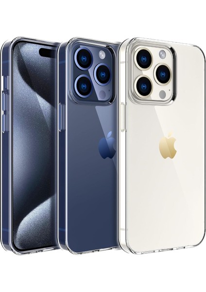 iPhone 15 Pro Max Uyumlu Lansman Kılıf+ 5d Ekran Koruyucu + Kamera Koruyucu