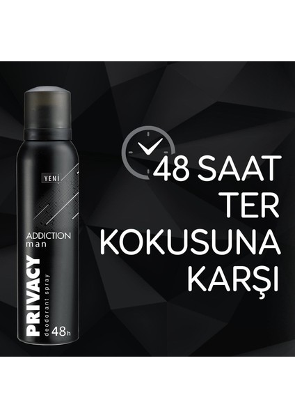 Addiction Deodorant Men 150 ml x 2 Adet fırsatları