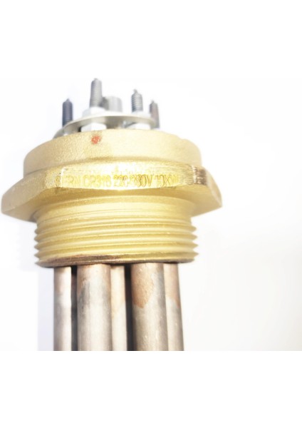 316Cr 1,5İnç 10Kw 40Cm Trifaze Kafa Isıtıcı Rezistansı fiyatları