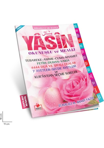 Yasin-i Şerif Açıklamalı ve Mealli Çanta Boy 10 Adet - Elmalılı Hamdi Yazır modelleri