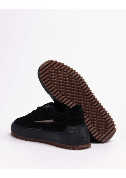 Siyah Erkek Deri Sneaker CERIGNO modelleri