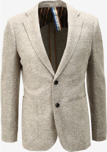 Slim Fit Bej Erkek Ceket GAI916SS
