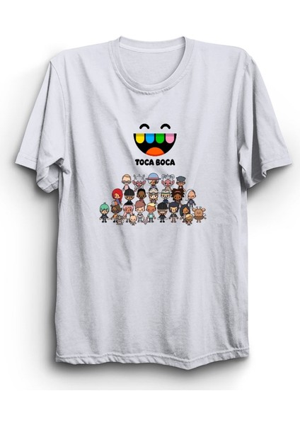 Toca Boca, Toca Life World Characters, VRS04, Game, Oyun Tişört