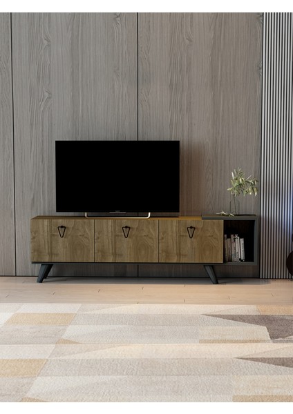 AR-12087 Agnus Tv Ünitesi Ceviz Antrasit fiyatları
