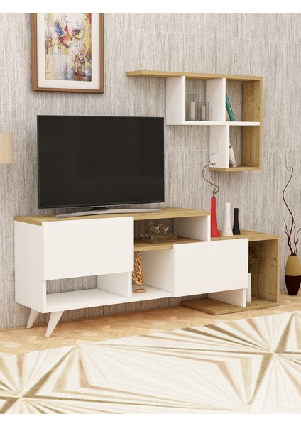 AR-12009 Pilmin Tv Ünitesi Beyaz / Safir
