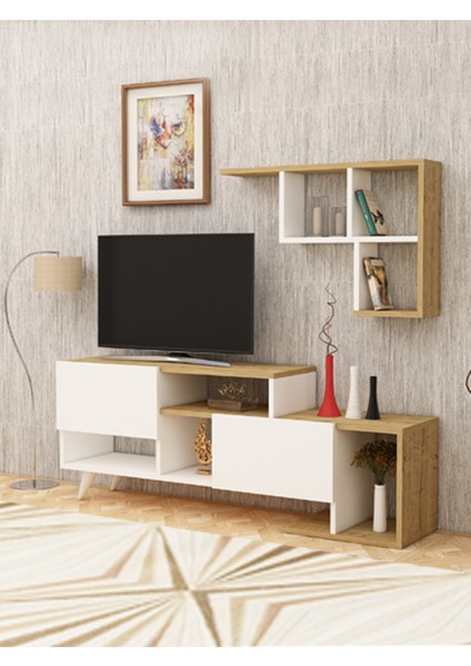 AR-12009 Pilmin Tv Ünitesi Beyaz / Safir fiyatları