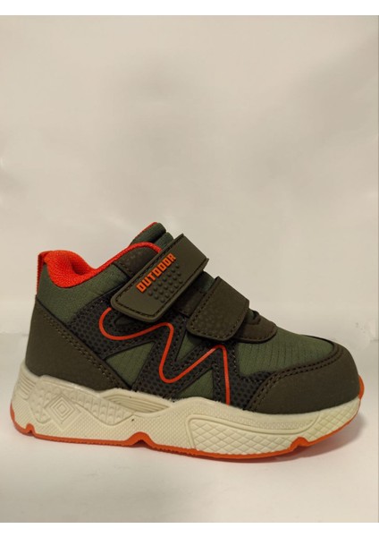 BK23-1576 Çocuk Bebe Bot Haki Turuncu