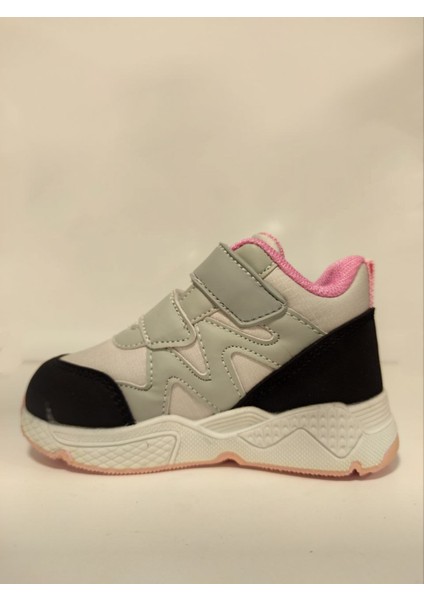 BK23-1576 Çocuk Bebe Bot Gri
