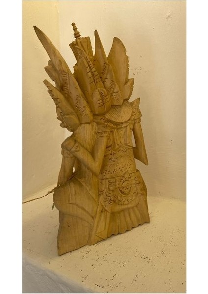 Şiva Shiva Hint Bereket Tanrısı El Işi Ahşap Biblo Feng Shui Ikili modelleri