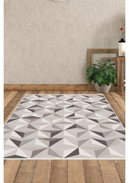 Dijital Salon Halısı Yıldız Deri Kaymaz Taban Modern Elyta Bej fiyatları