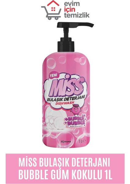 Bulaşık Deterjanı 1 lt - Bubble Gum Kokulu fiyatları