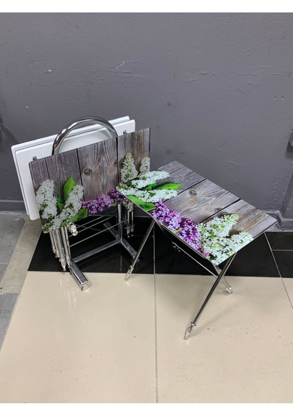 Camlı Çanta Sehpa, Sehpa, Zigon, 4lü Zigon, Çanta Sehpa, 4lü Sehpa fiyatları