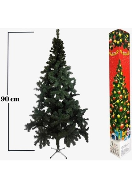 Yılbaşı Çam Ağacı 90 cm 100 Dallı Süslemeye Uygun Noel Ağacı NVL0090