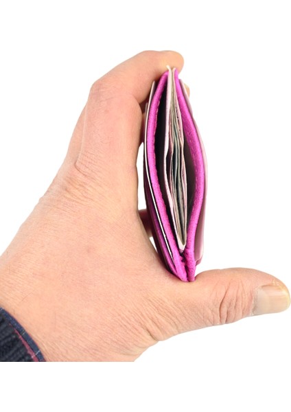 Spor Model Şık Kadın Cüzdan Kartlık Orta Bölmeli Çift Taraflı modelleri